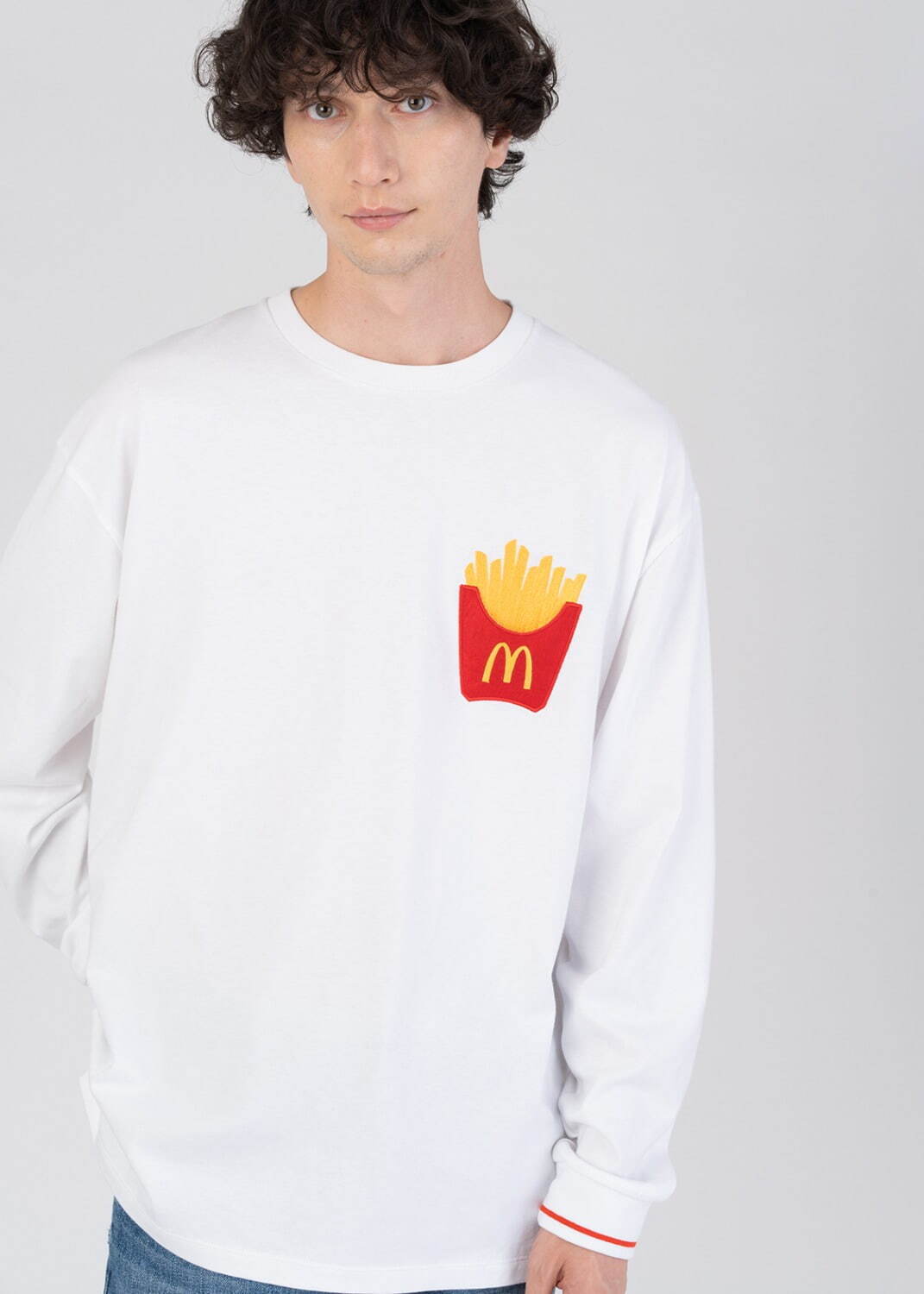 長袖Tシャツ「マックフライポテト ポケット」3,900円