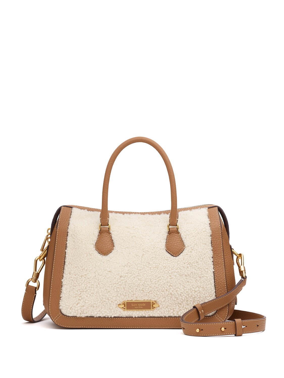 gramercy shearling medium satchel in cream multi 78,100円
※11月末発売予定