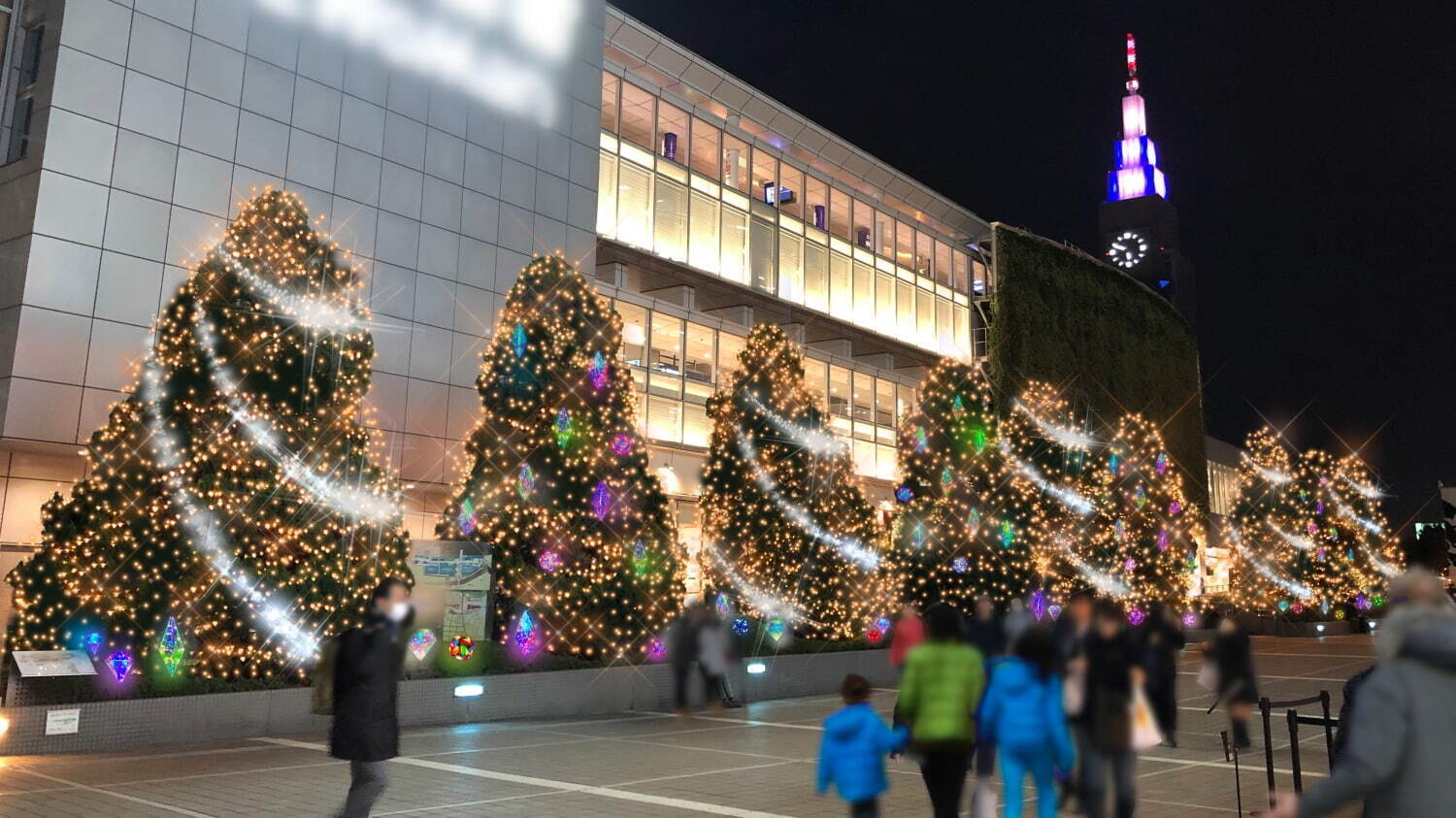 新宿駅南口エリアのイルミネーション「新宿ミナミルミ」3年ぶり開催、輝くSuicaのペンギン像など｜写真6