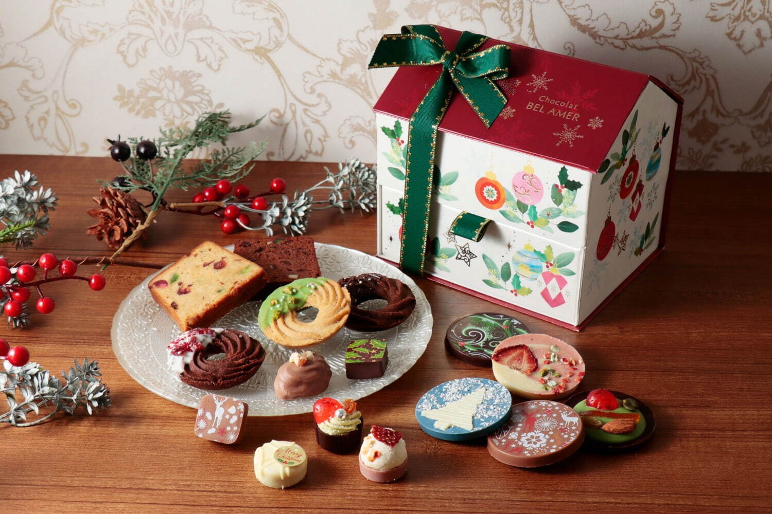 ベルアメールのクリスマス、”ツリー＆オーナメント型”チョコ＆濃厚ショコラケーキ｜写真10