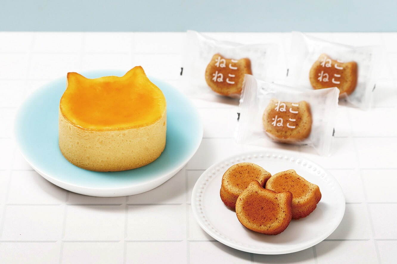 パステル＜限定価格商品＞「オープン記念！ねこねこチーズケーキ・ふぃにゃんシェセット」2,220円 
※12月1日(木)～5日(月)