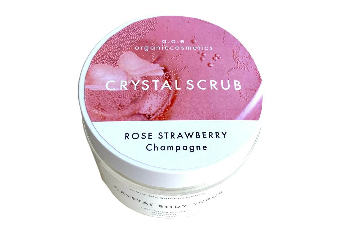 LIMITED CRYSTAL SCRUB ROSE STRAWBERRY Champagne 200g 5,490円