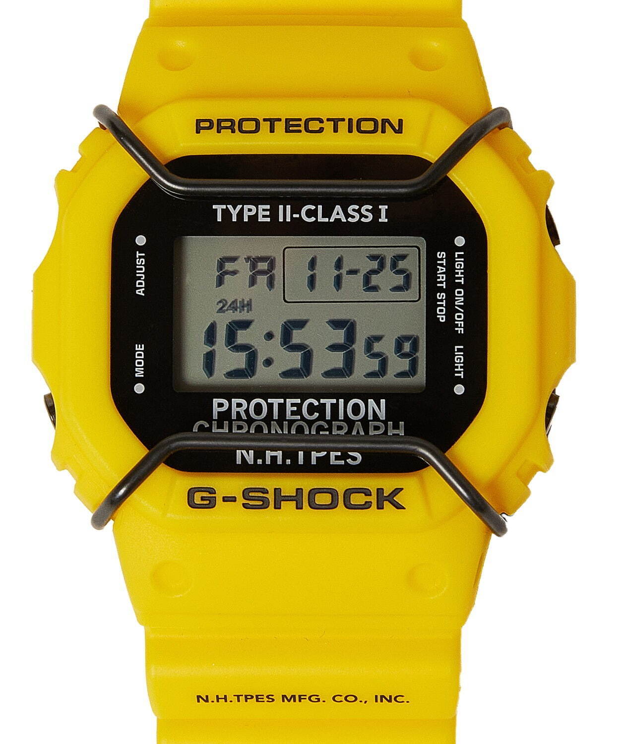 N.ハリウッド × G-SHOCKのコラボ腕時計“海面着色剤”着想のイエローケース｜写真5