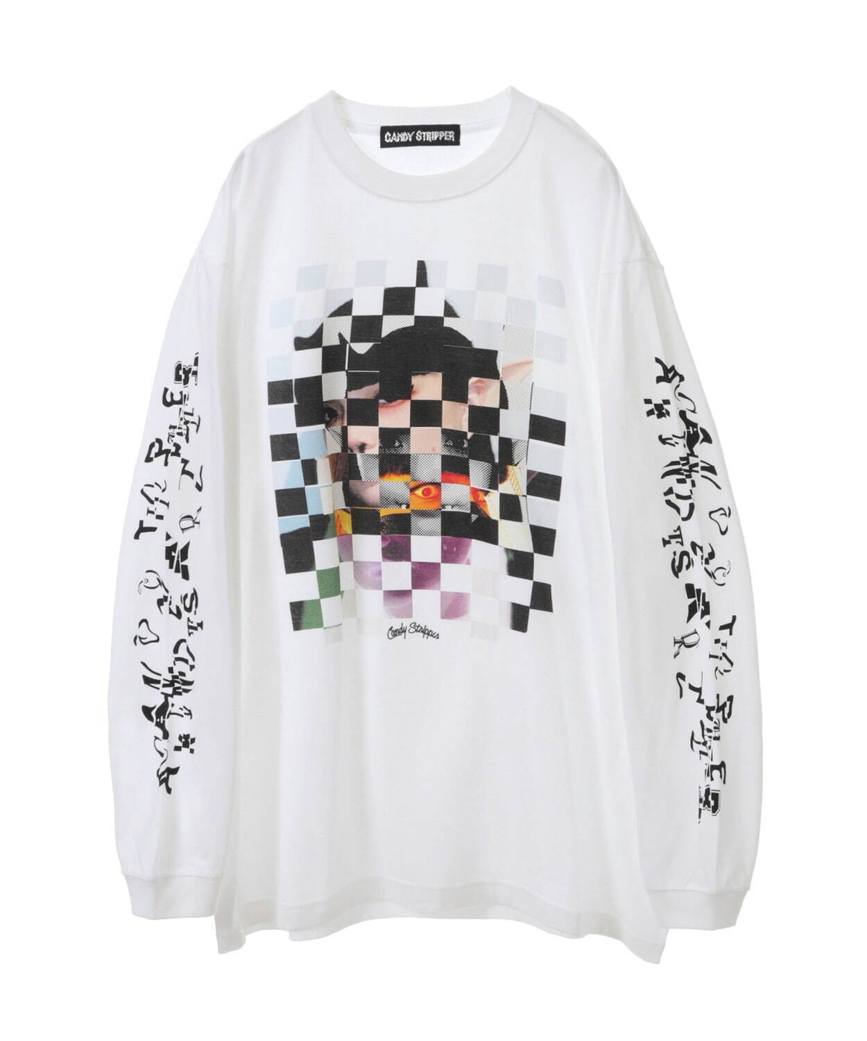 ugokamot×秋元梢×Candy Stripper PHOTO COLLAGE L/S TEE 9,900円