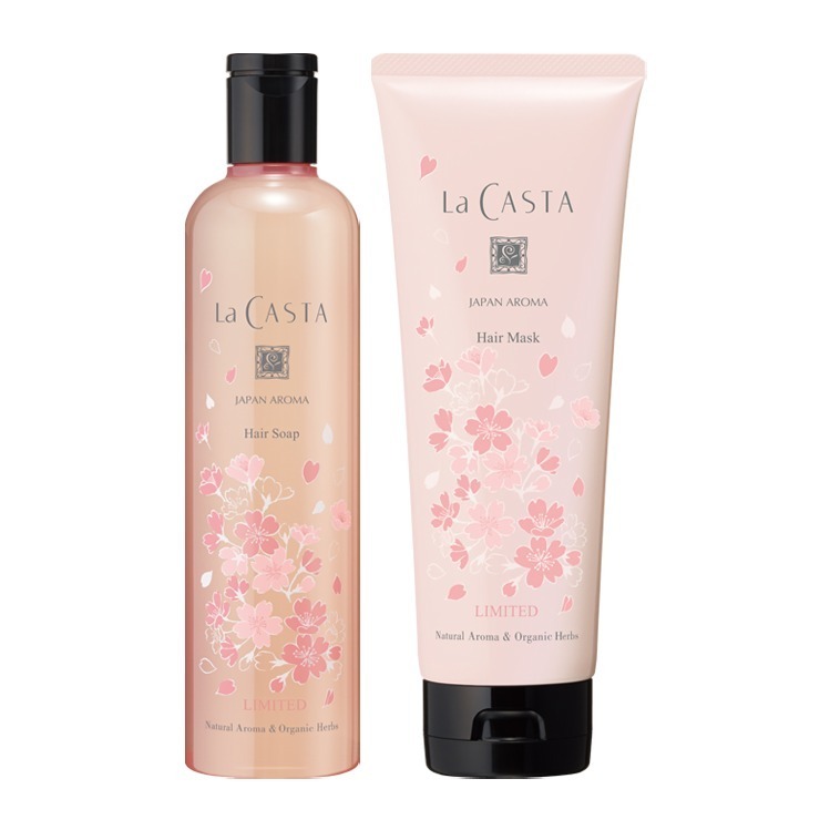 「ラ・カスタ ジャパンアロマ ヘアケアセット 華やぎ桜」4,400円