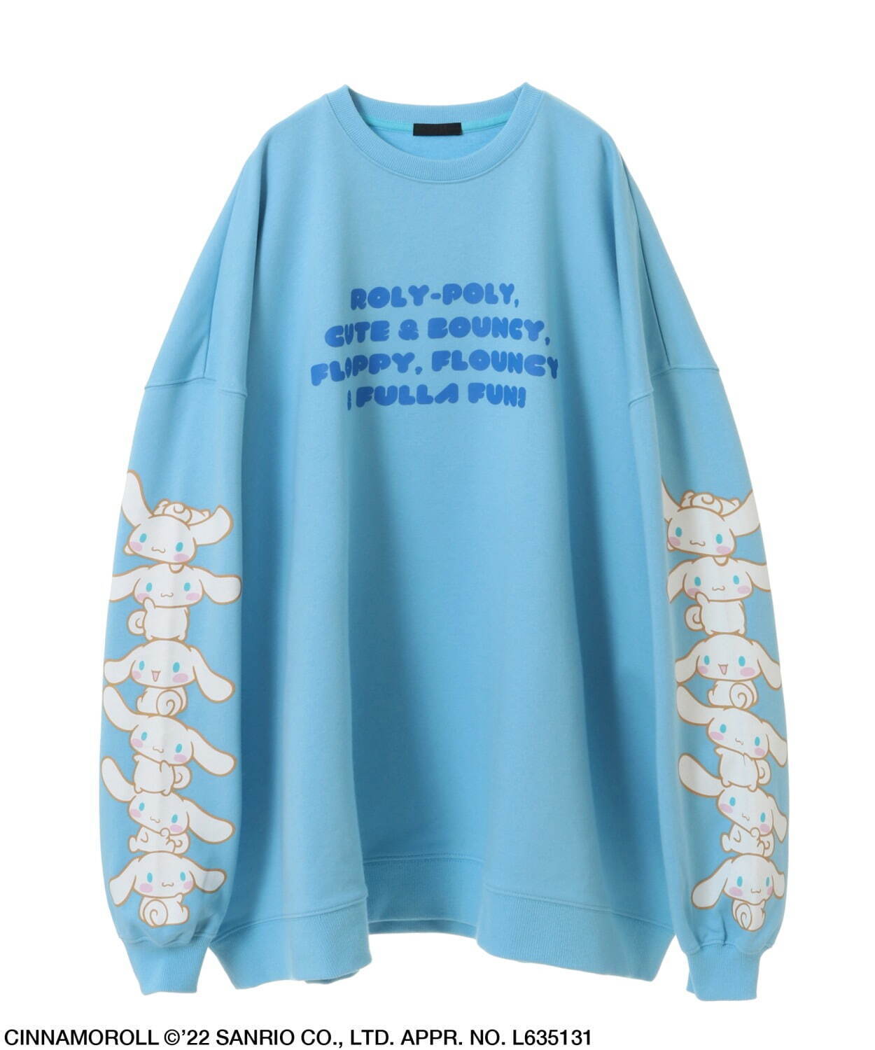 CINNAMOROLL BIG SWEAT 18,700円