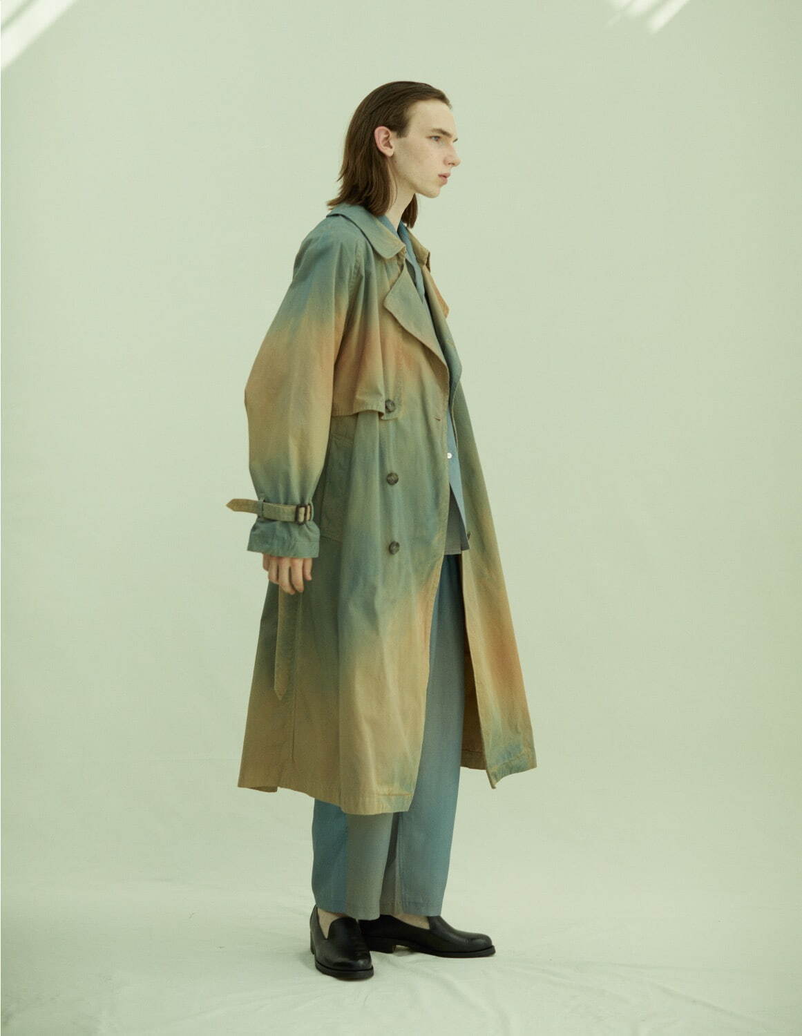 SPRAY PRINTED TRENCH COAT 101,200円