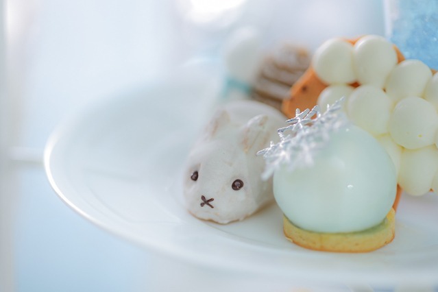 “雪山の動物”着想のアフタヌーンティーが大阪で、雪だるまモンブラン＆うさぎのマドレーヌなど｜写真3