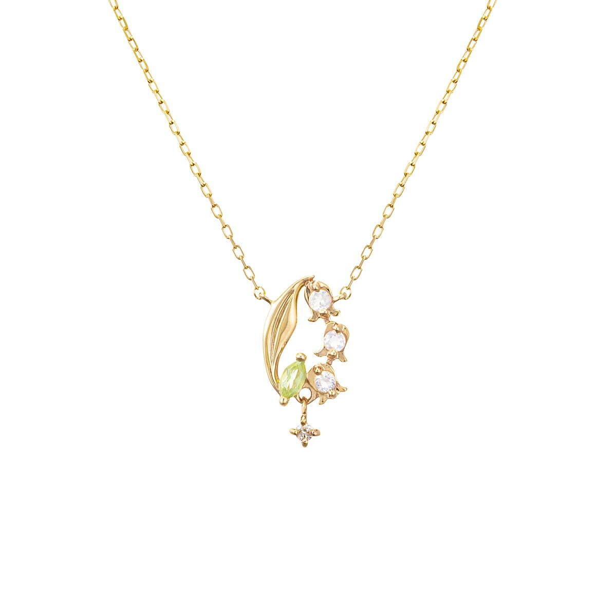 Necklace/Feldspar/Peridot/Diamond 29,700円