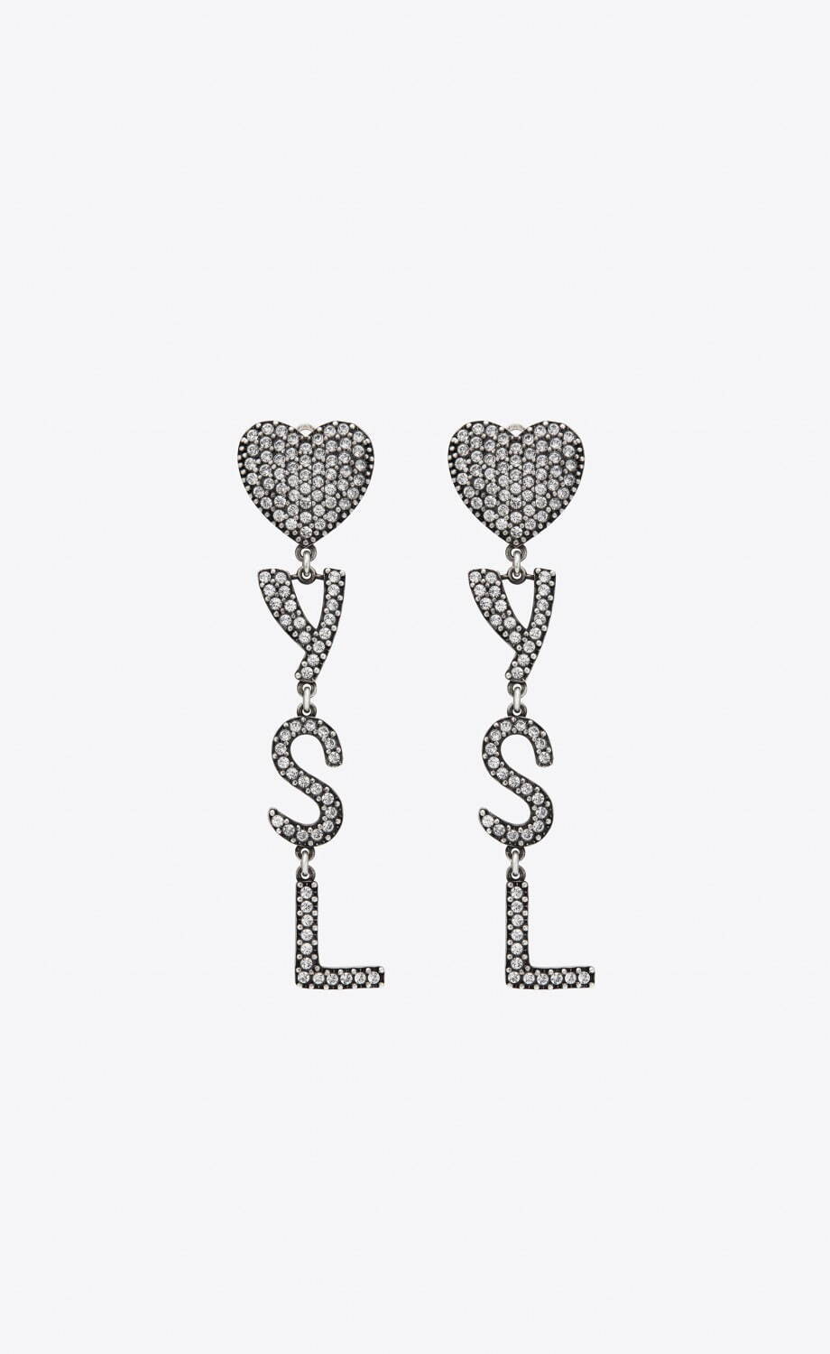 YSL HEART EARRINGS 104,500円