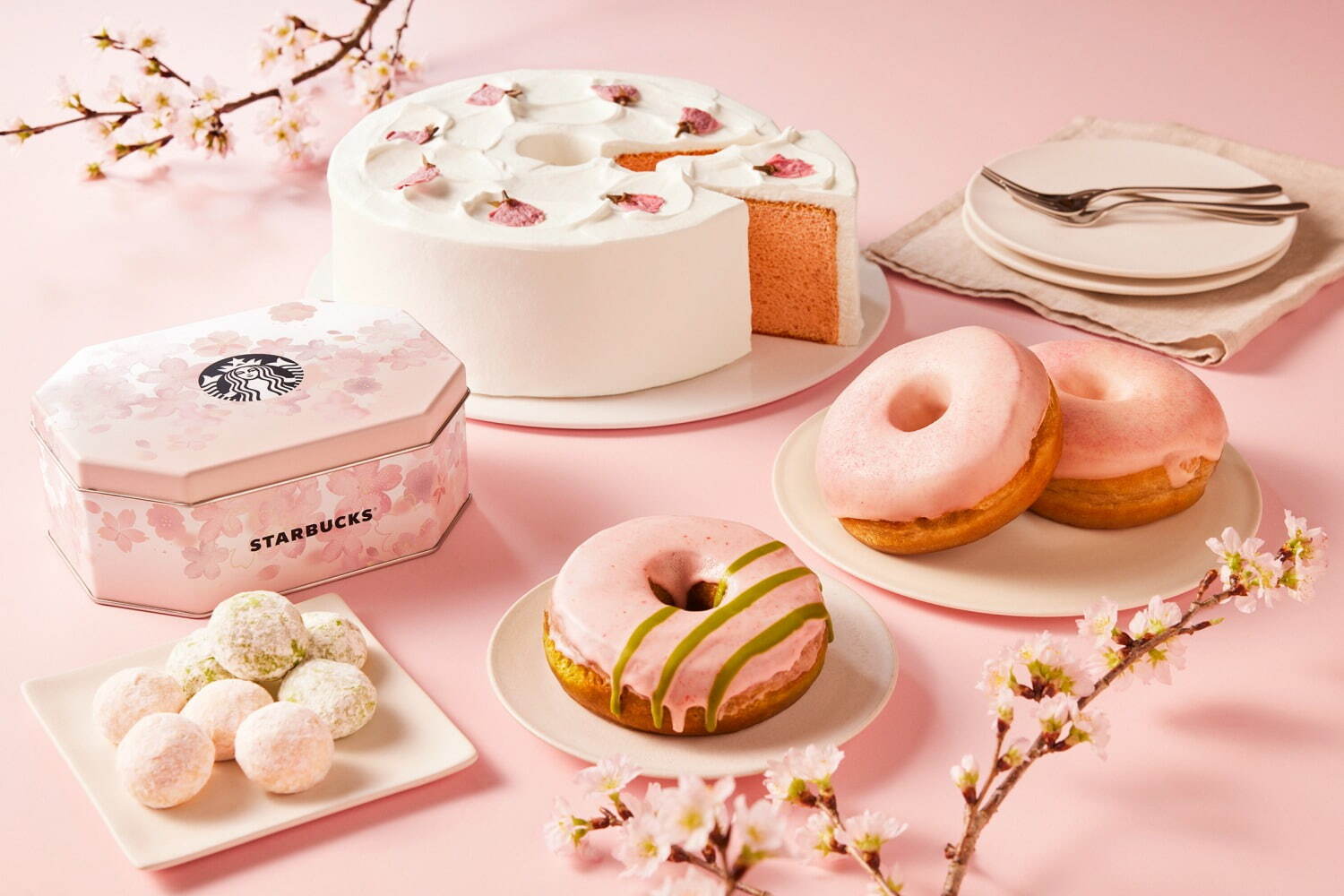 スターバックス(Starbucks Coffee) 桜スイーツ｜写真1