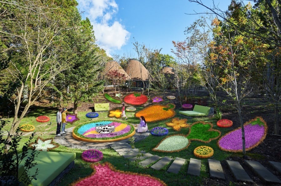 星野リゾート リゾナーレ那須に“野菜モチーフ”のフラワーアート登場、花のキャンディ作りも｜写真1