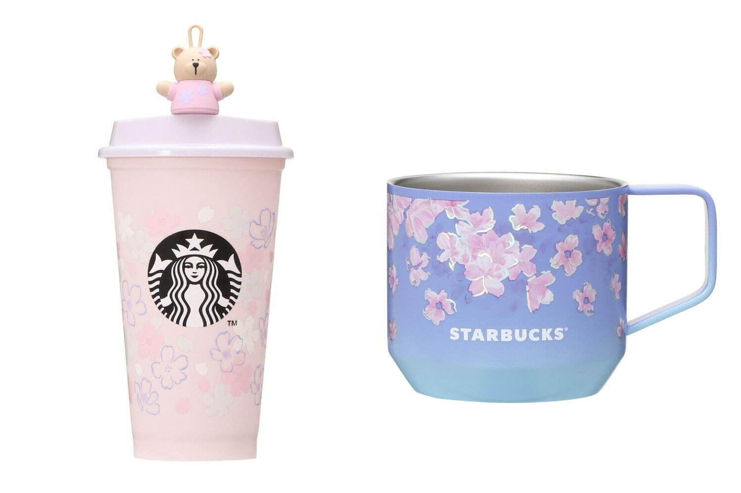 スターバックス“桜モチーフ”の新作グッズ、満開の桜＆紙吹雪が舞うボトルや色が変わるマグなど｜写真95