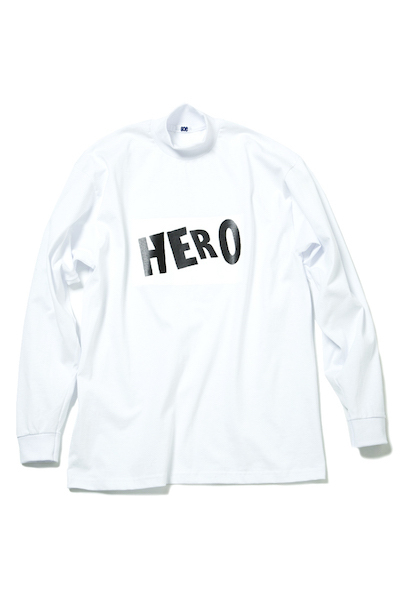 『soe』L/S MOCKNECK T-SHIRT"HERO" 1