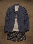 Engineered Garments "Long Beach Short-Batik Diagonal St." 4