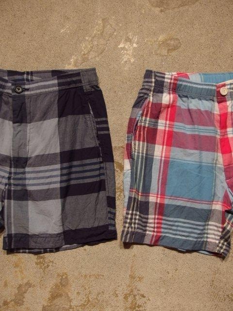 Engineered Garments "Long Beach Short - Big Plaid" 1