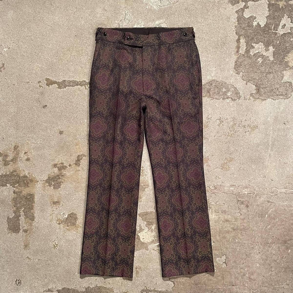 NEEDLES "Side Tab Trouser - C/PE Arabesque Jq. " 1