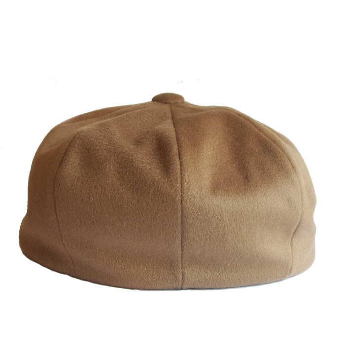 COMESANDGOES / CASHMERE100 CASQUETTE  CAMEL - 画像4枚目