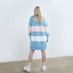 LAZY OAF / BLUE PANEL LAZY SWEATSHIRT 3