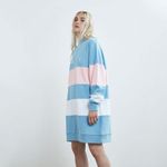 LAZY OAF / BLUE PANEL LAZY SWEATSHIRT 4