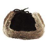 COMESANDGOES / VELVET CORDUROY EARFUR CAP BLACK 3