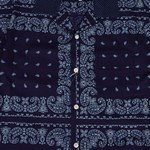 So far / Bowling Shirt　Indigo（paisley) 5