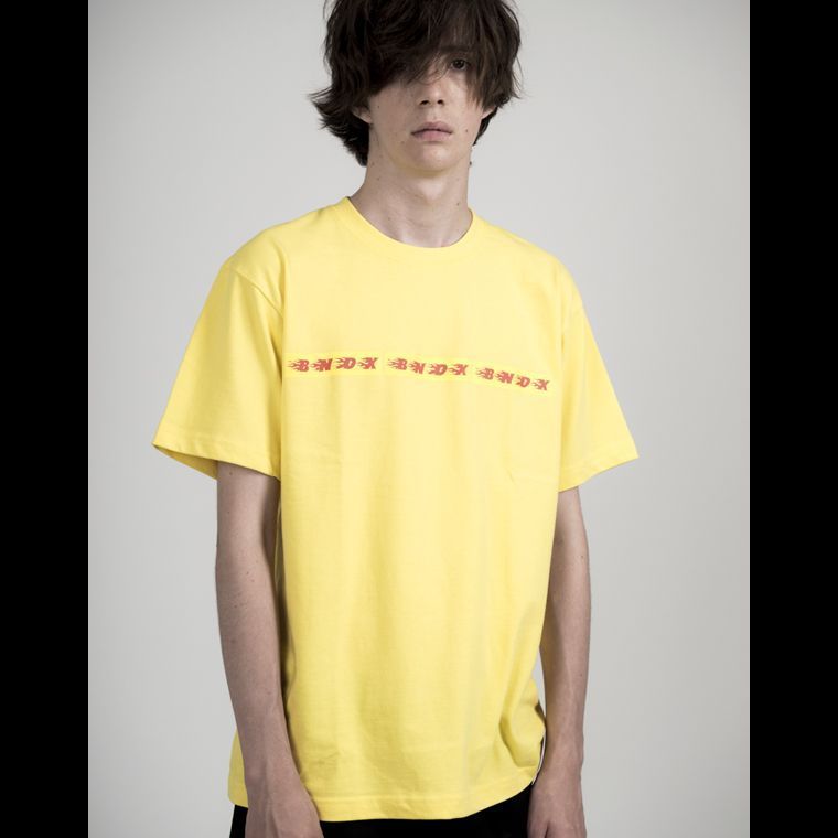 RPLC / BNDX BOX LOGO TEE YELLOW 1