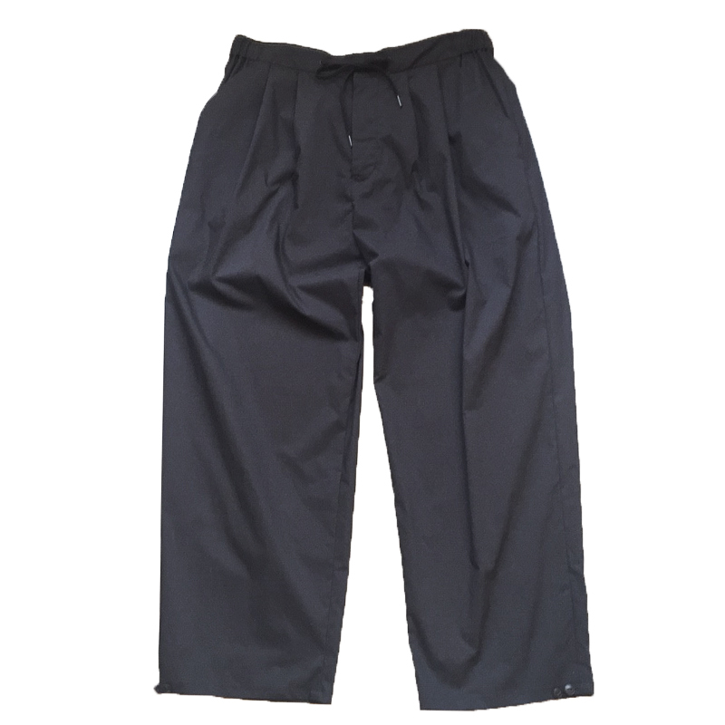 so far / Wide TwoTack Pants Black 1