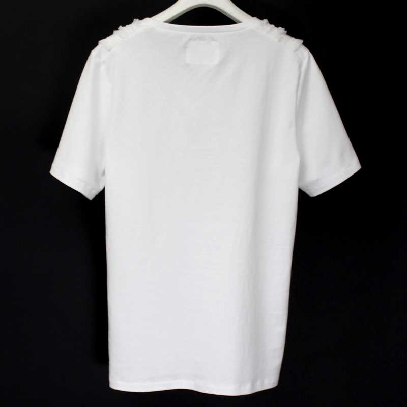 NECK LACE T-SHIRTS / 11 WHITE - 画像2枚目