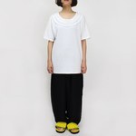 NECK LACE T-SHIRTS / 11 WHITE 3