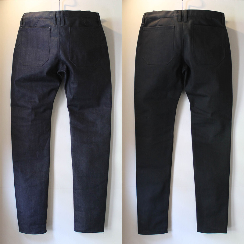 NICK NEEDLES "SKINNY DENIM" BLUE&BLACK - 画像2枚目