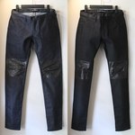 NICK NEEDLES "SKINNY DENIM" BLUE&BLACK 1