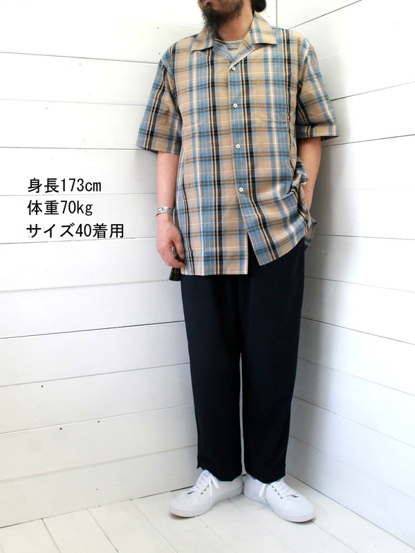 KAPTAIN SUNSHINE (キャプテンサンシャイン)Open Collar S/S Shirts (KS9SSH - 画像3枚目