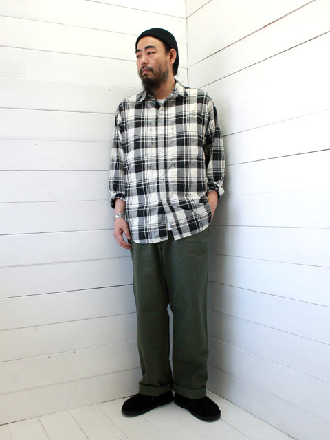 SASSAFRAS(ササフラス)PRUNER LEAF HALF OXFORD CHECK / CHECK1 (SF-1 - 画像2枚目