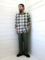 SASSAFRAS(ササフラス)PRUNER LEAF HALF OXFORD CHECK / CHECK1 (SF-1 2