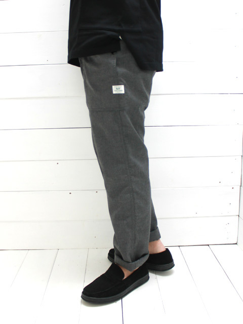 SASSAFRAS(ササフラス)FALL LEAF SPRAYER PANTS T/R PLANE WEAVE CHAR - 画像2枚目