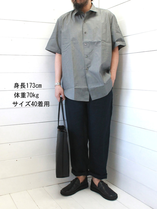 KAPTAIN SUNSHINE (キャプテンサンシャイン) Regular Collar S/S Shirts (KS - 画像2枚目