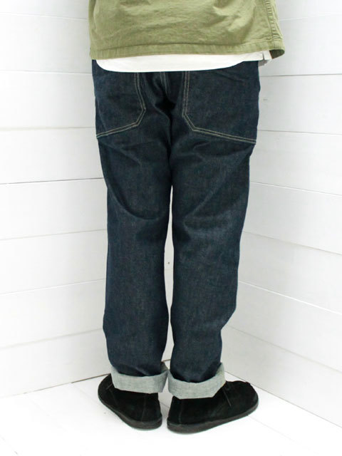 SASSAFRAS FALL LEAF SPRAYER PANTS 13.5oz DENIM / INDIGO - 画像3枚目