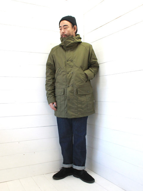 SASSAFRAS BLOWER BUD COAT MICROTTY OXFORD / OLIVE - 画像2枚目