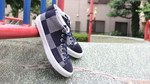 BAGEL-MID CHECKER Navy 1