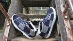 BAGEL-MID CHECKER Navy 3