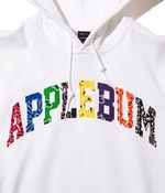 APPLEBUM Bandanna Logo Sweat Parka [White] 2