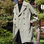 MARKAWARE (マーカウェア)｜TRENCH COAT KHAKI -ORGANIC WOOL SURVIVAL CLOTH- 2