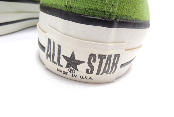 CONVERSE（コンバース）ALL STAR（オールスター）　USA 　キャンバス　バンブーグリーン 　　デッドストッ - 画像3枚目