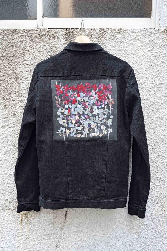 2019AW denim blouson(flower print) / ind - 画像3枚目