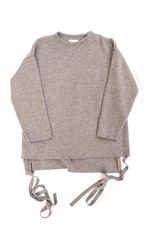 Rib Wool Cutoff Pullover 1