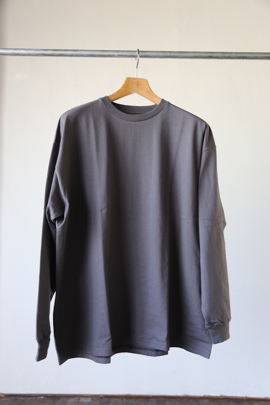 Graphpaper L/S Oversized Tee(GU201-70205B)GRAY入荷！ 1