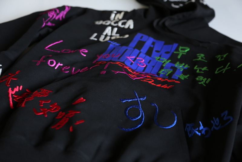 doublet MESSAGE EMBROIDERY HOODIE 9/12発売 - 画像5枚目