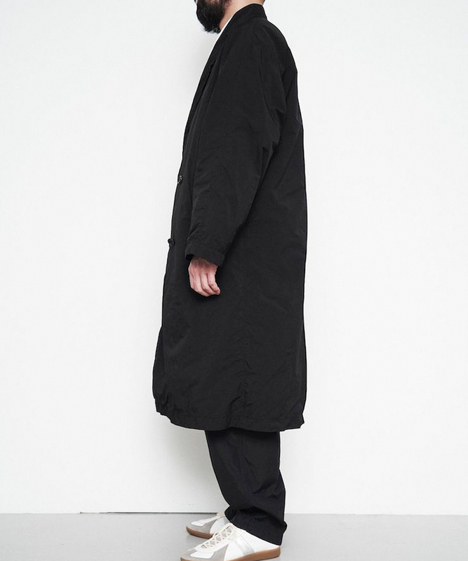 Graphpaper Garment Dyed Shop Coat"BLACK"発売 - 画像2枚目