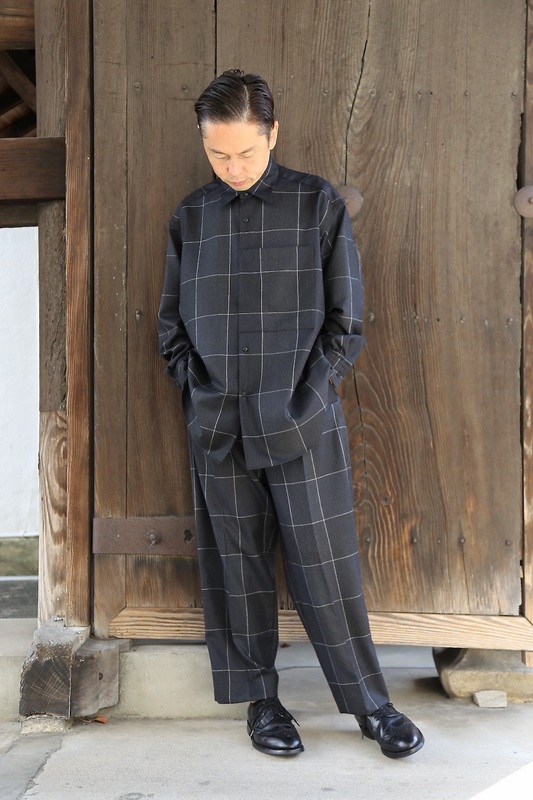 YOKE OVERSIZED BIG POCKET SHIRTS(YK20AW0129SH)NAVY CHECK発売 - 画像4枚目